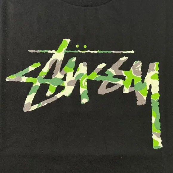 BAPE x Stussy 30th Anniversary 2010 ABC Camo Tee Size M - Picture 5 of 9